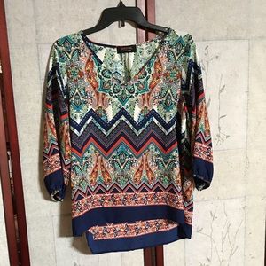 Renee C. v-neck blouse
